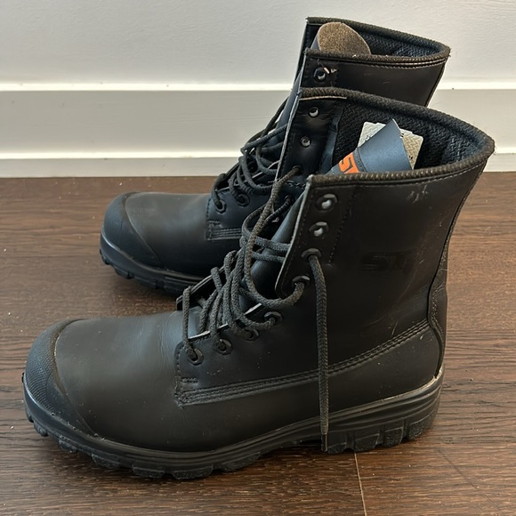 STC steel toe work construction boots - Picture 7 of 10